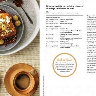 brioche raisin chèvre miel