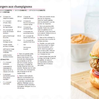 burger champignons