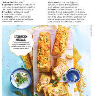 cake cornichon jambon moutarde