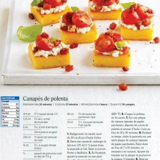 canapés polenta