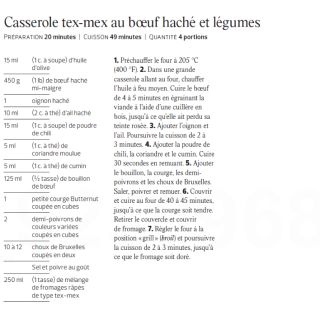 casserole tex mex boeuf