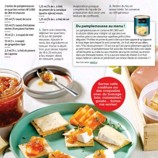 confiture pamplemousse miel gingembre