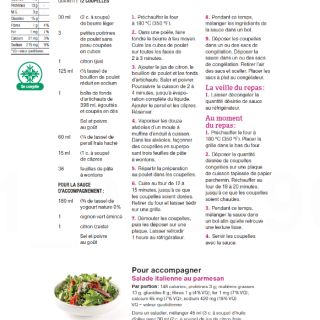 coupelle wonton poulet picatta