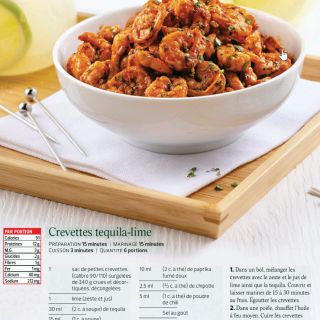crevette tequila lime