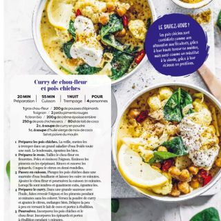 curry choux fleur pois chiche