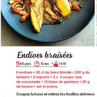 endives braisées