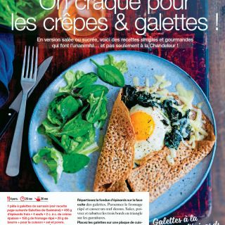galette épinards