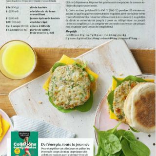 galette dinde sandwich matin