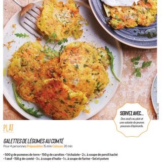 galettes légumes comté