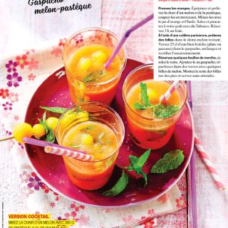 gazpacho melon pastèque