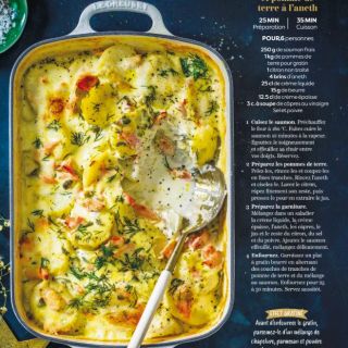 gratin saumon pdt