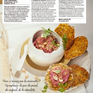 houmous de betteraves au tahini et sesam...