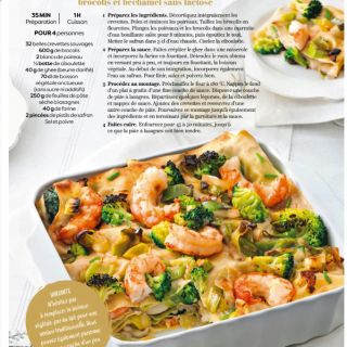 lasagne safran poireaux brocolis crevett...