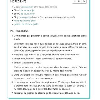le mi cuit de saumon facon teriyaki