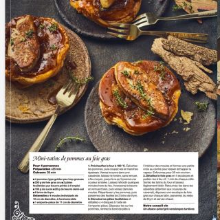 mini tatin pomme foie gras