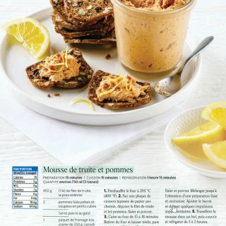 mousse truite pommes