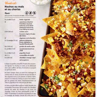 nachos maïs chorizo