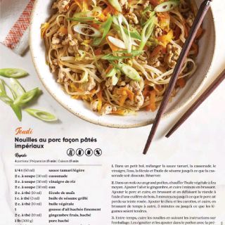 nouilles au porc façon pâté impériau...