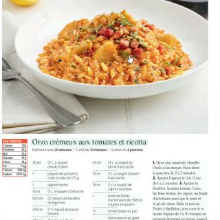 orzo tomates ricotta