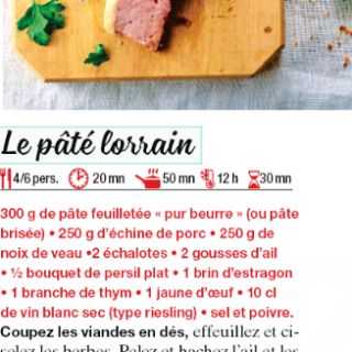 pâté lorrain