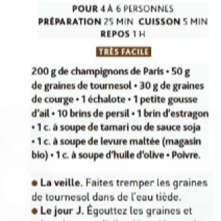 pâté vegan champignon