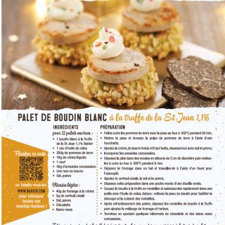 palets boudins blanc truffe