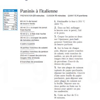 panini italien