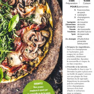 pizza tapenade légumes
