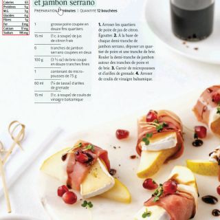 poire brie jambon