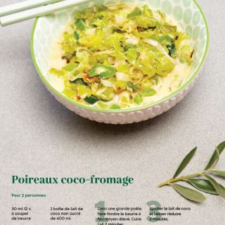 poireaux coco fromage