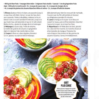 poke bowl mangue avocat