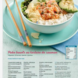 pokebowl tartare saumon