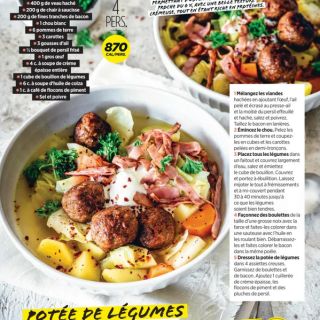 potée légumes et boulettes