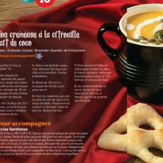 potion crémeuse citrouille lait coco