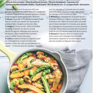 poulet coco chorizo légumes