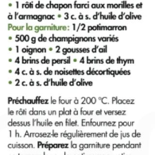 rôti farci poélée champi