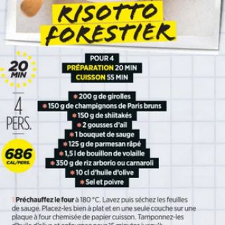 risotto forestier