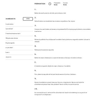 roulé d'omelette au saumon fumé