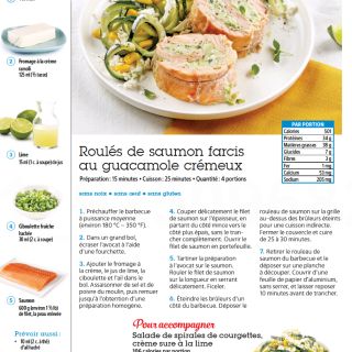 roulé saumon guacamole