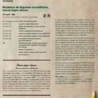 rouleaux légumes croustillants