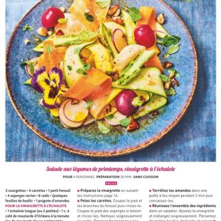 salade légumes printemps