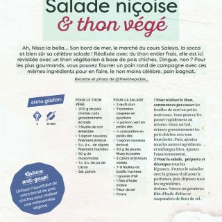 salade niçoise thon végé