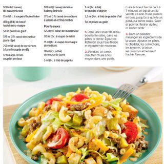 salade pâtes big mac