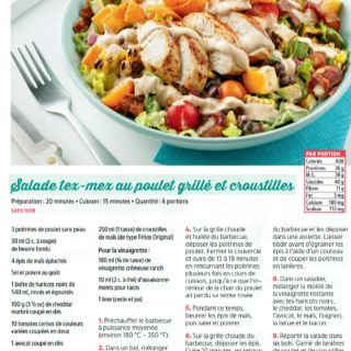 salade tex mex poulet