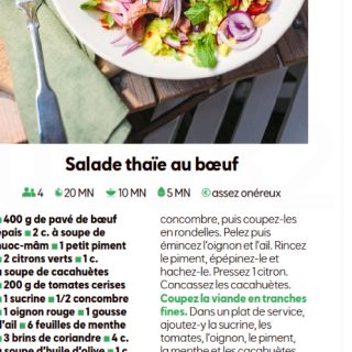 salade thai boeuf