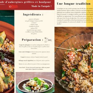 salade turque aubergine boulgour