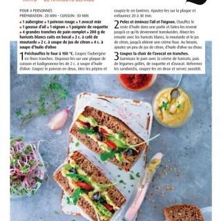 sandwich légumes grillés