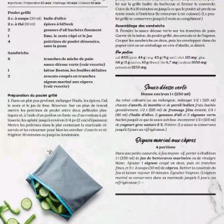 sandwich poulet grillé