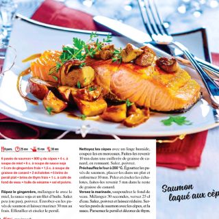 saumon aux cèpes