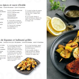 saumon grillé brochette légumes